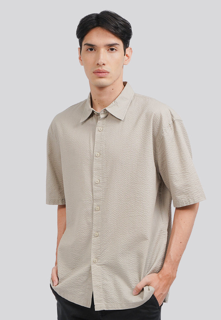 Seersucker Short Sleeve Shirt