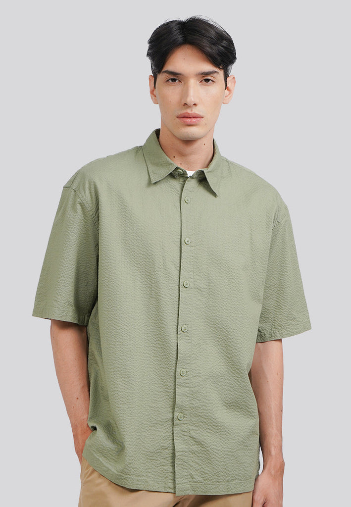 Seersucker Short Sleeve Shirt