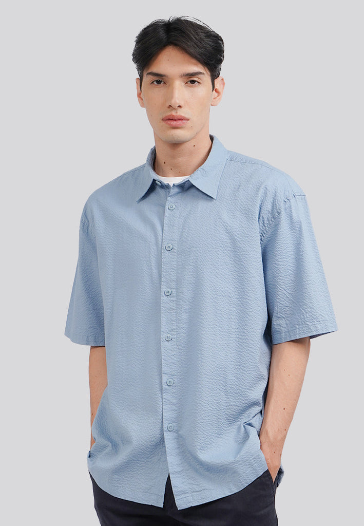 Seersucker Short Sleeve Shirt