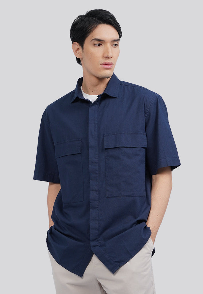 Double Pocket Short Sleeve Shirt