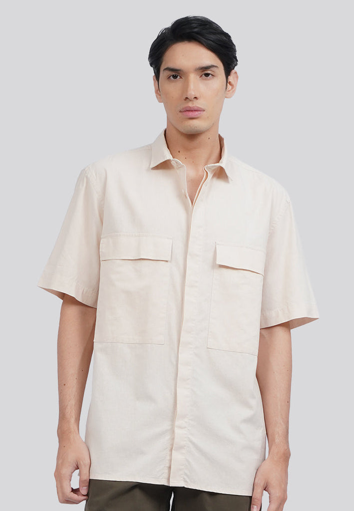 Double Pocket Short Sleeve Shirt