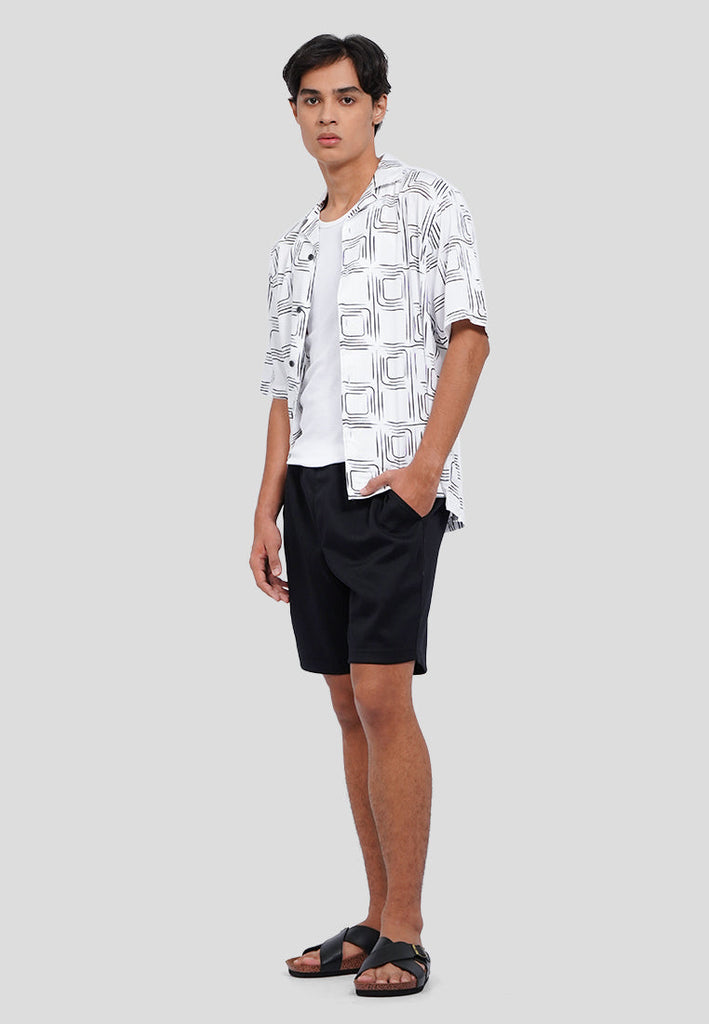 Relaxed Fit Printed Resort Shirt