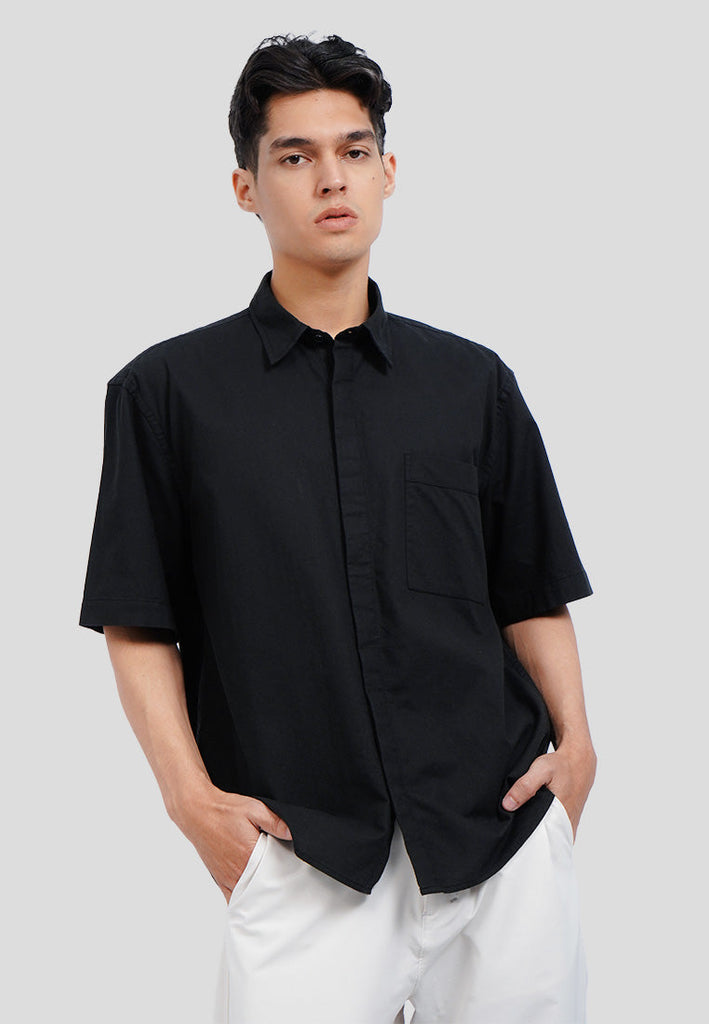 Relaxed Fit Short Sleeve Shirt