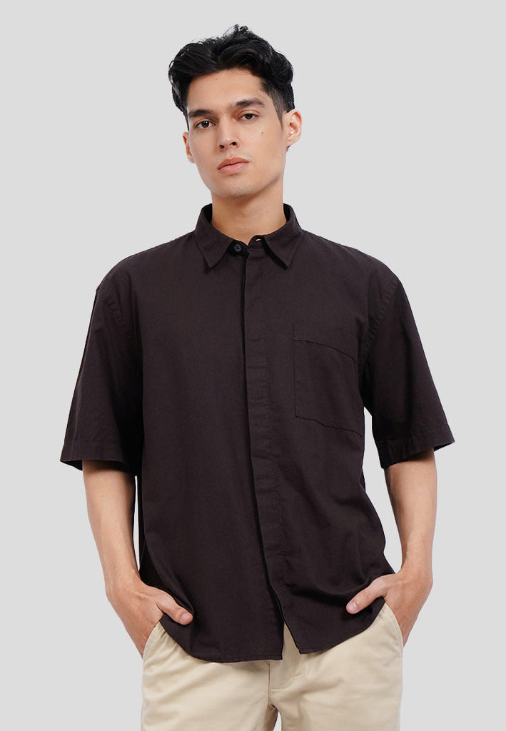 Relaxed Fit Short Sleeve Shirt