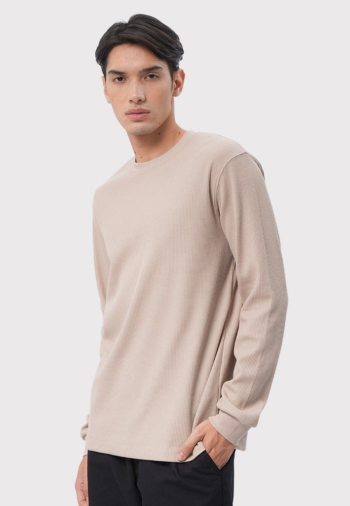 Long Sleeve Waffle T-Shirt