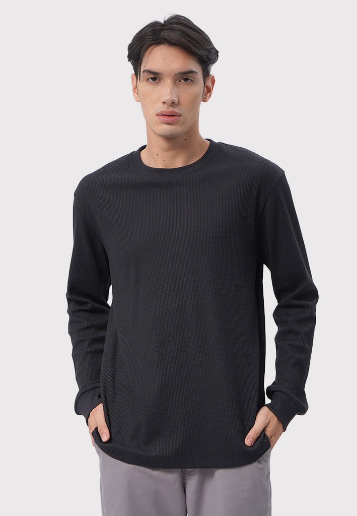 Long Sleeve Waffle T-Shirt