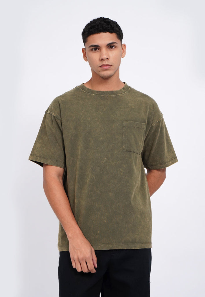 Short Sleeve Garment Dyed T-Shirt