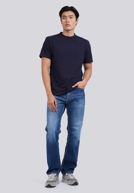 Short Sleeve Checked T-Shirt