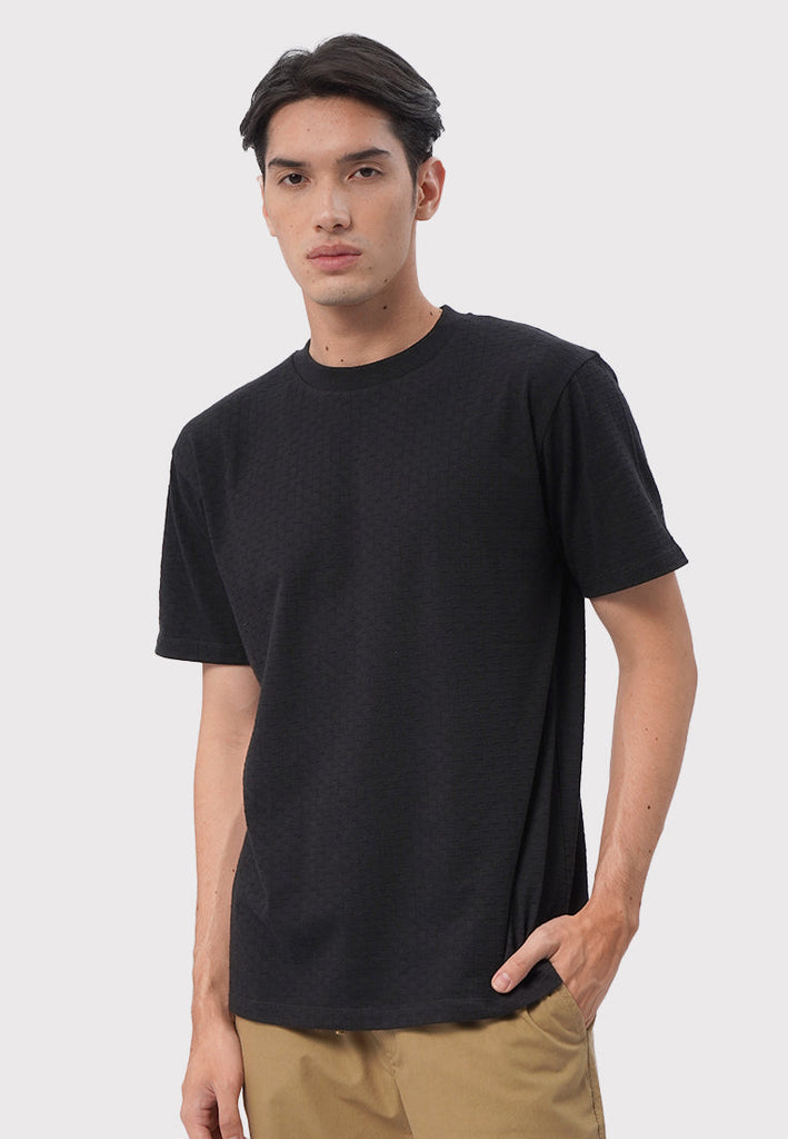 Short Sleeve Textured T-Shirt