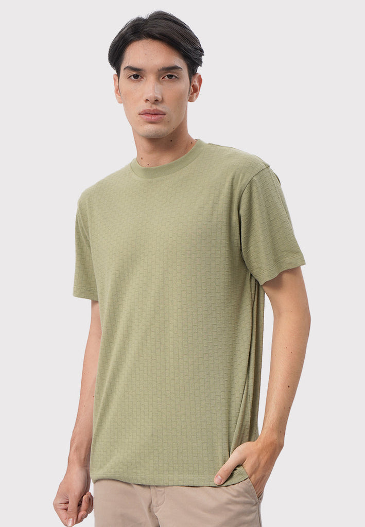 Short Sleeve Textured T-Shirt