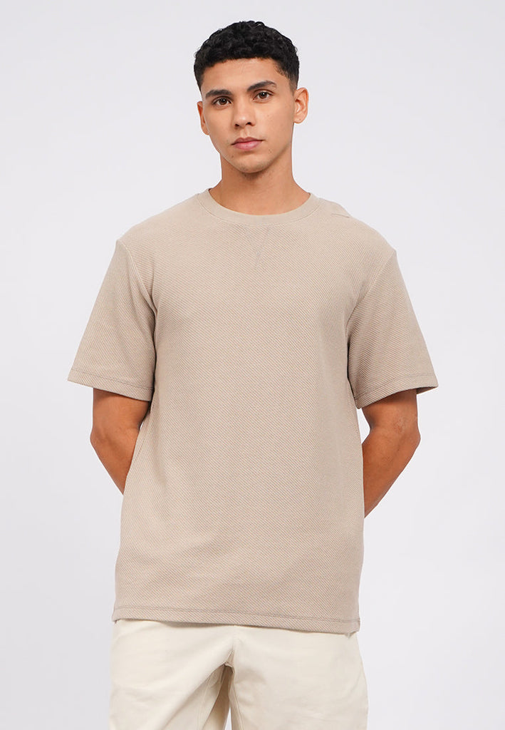 Short Sleeve Textured T-Shirt