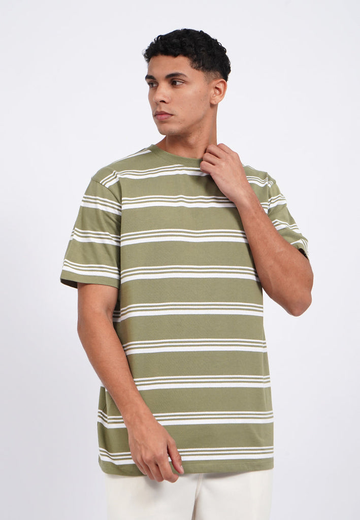 Short Sleeve Stripes T-Shirt