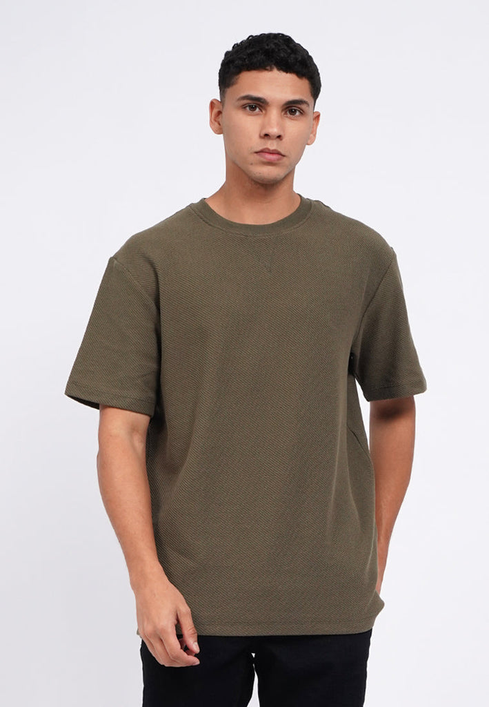 Short Sleeve Textured T-Shirt