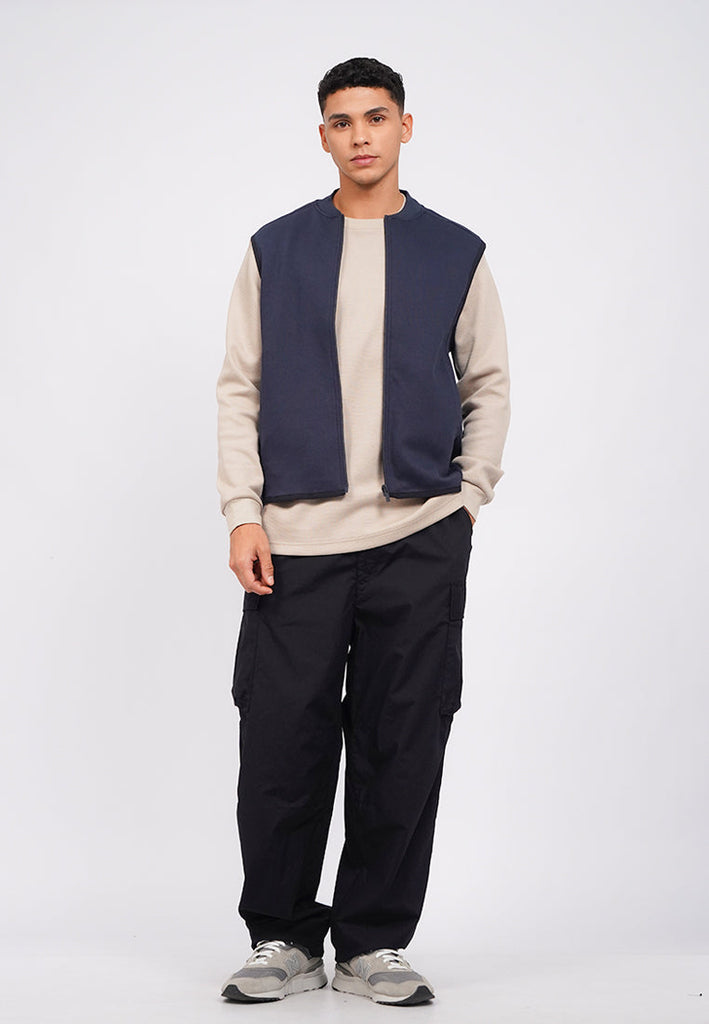 Knit Vest with Side Pocket