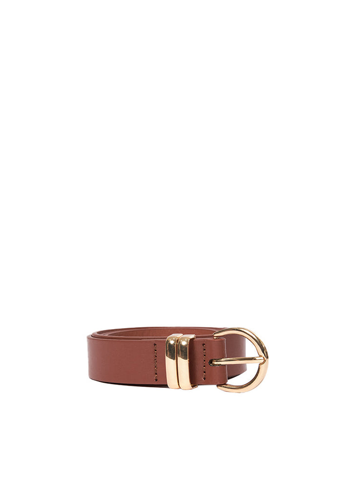 Brown D-Ring Belt