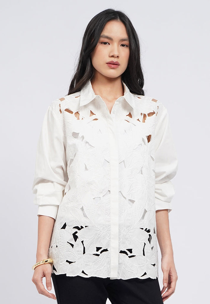 Long Sleeve Lace Shirt