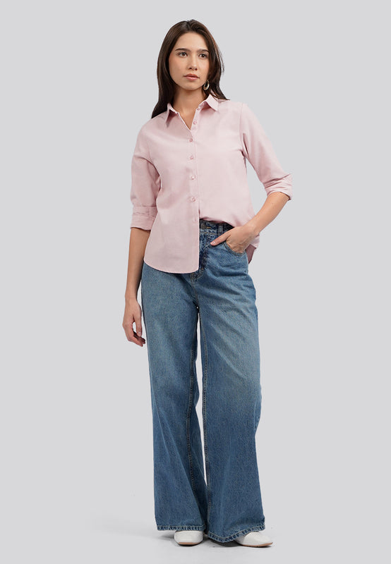Basic Oxford Long Sleeve Shirt