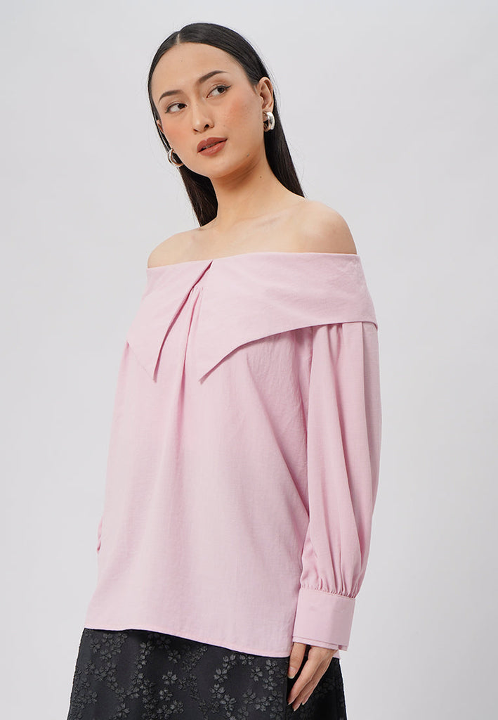 Puff Sleeves Off Shoulder Blouse