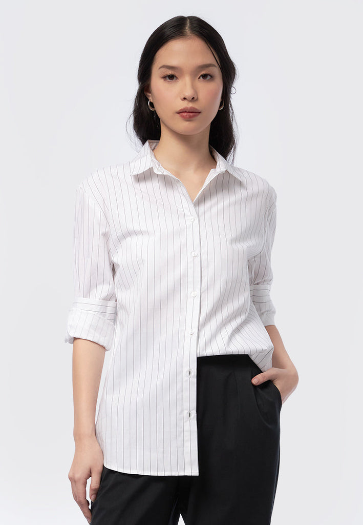 Long Sleeve Stripes Shirt