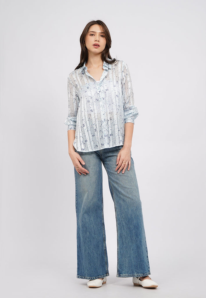 Printed Long Sleeve Shirt