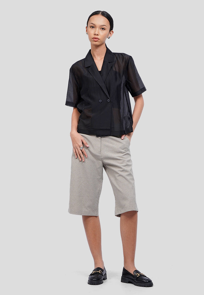 Straight Fit Bermuda Pants