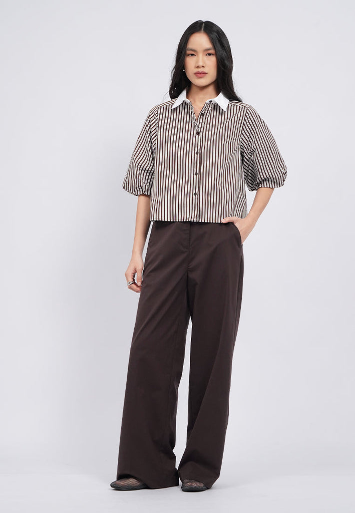 Regular Fit Balloon Sleeve Shirt