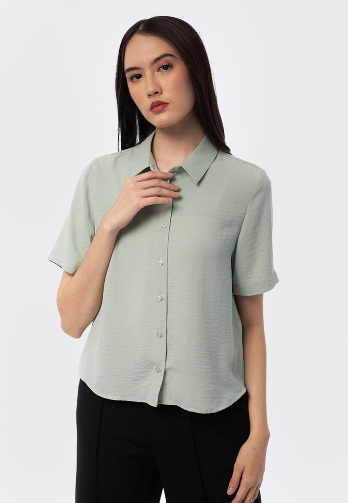 Textured Short Sleeve Shirt