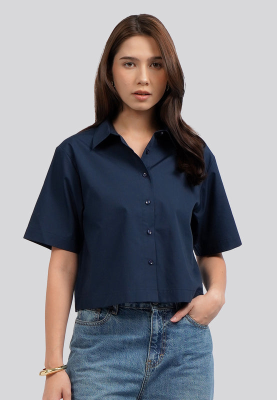 Short Sleeve Boxy Shirt - Main Image