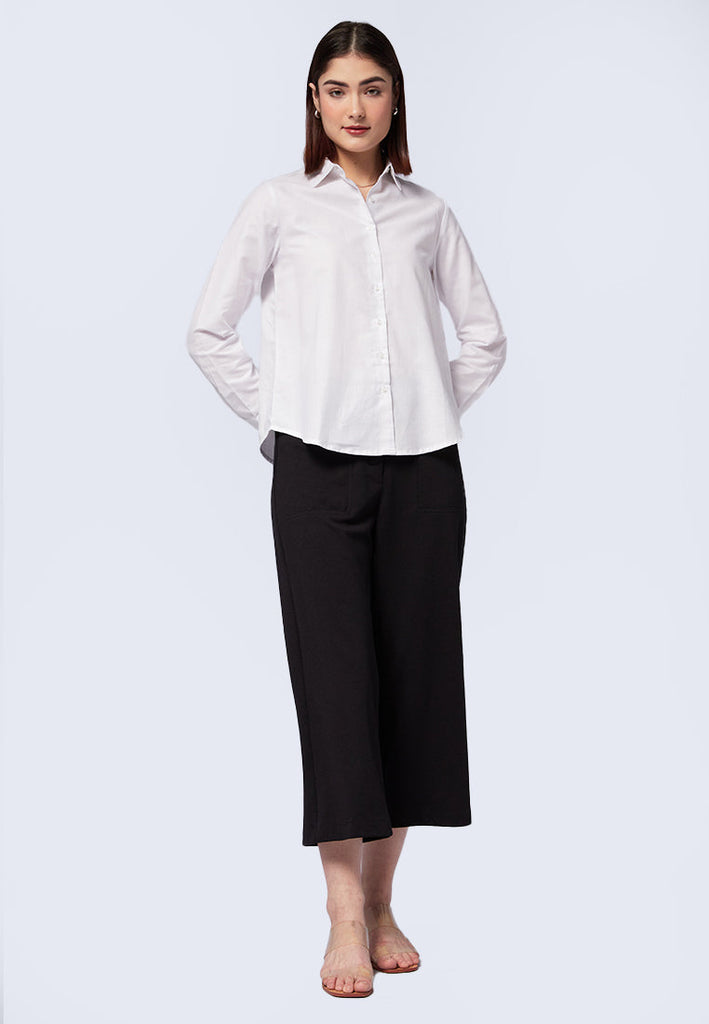 Button Up Culotte with Pocket