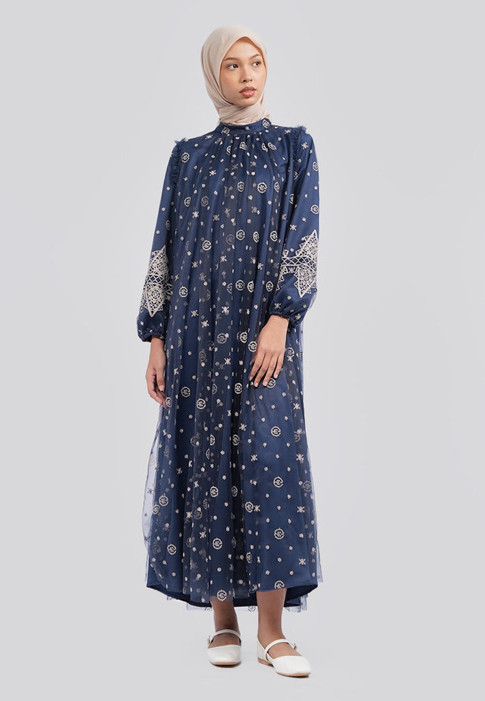 Executive x Khanaan Printed Tulle Gamis