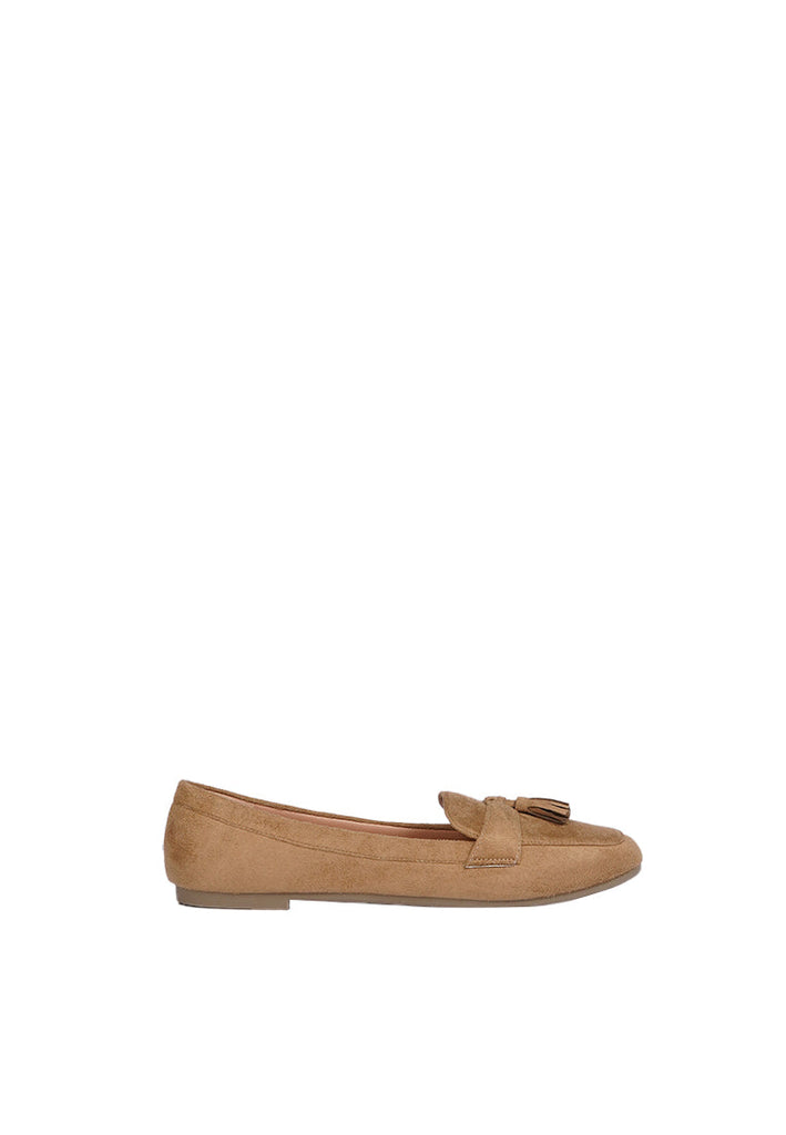 Lt. Brown Flats Shoes