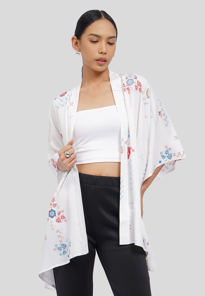 3/4 Sleeve Batik Kimono