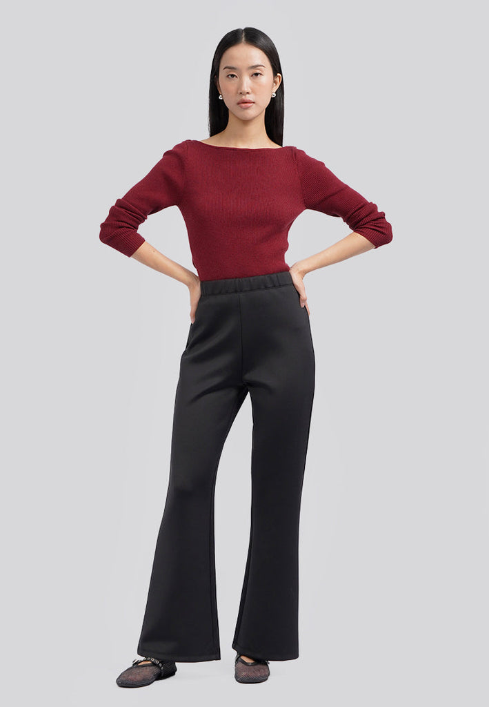 Fit & Flare High Waist Pants