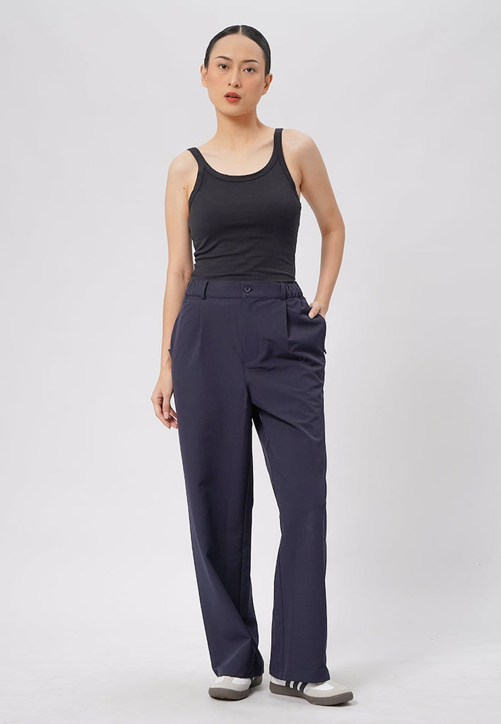 Regular Fit High Waist Trousers