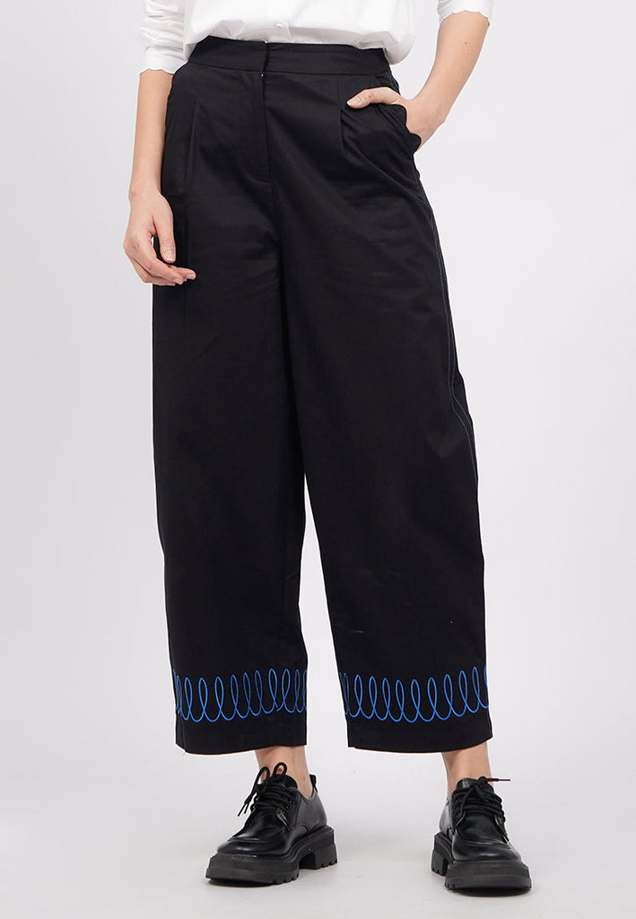 Executive X Sanchia Embroidered Ankle Length Pants