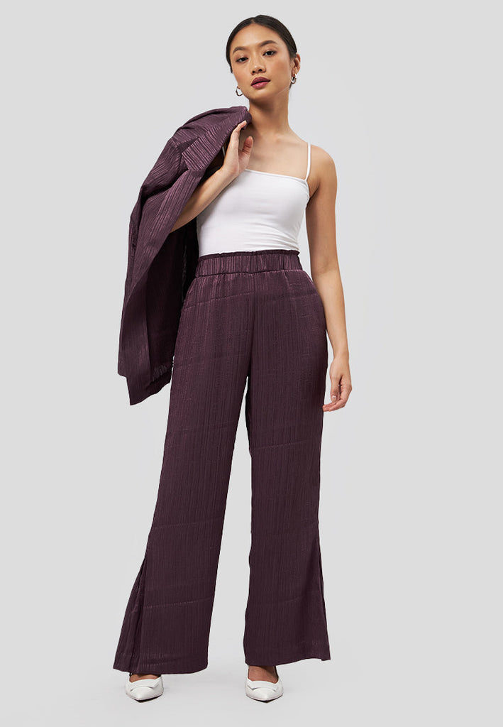 High Waist Pleated Trousers