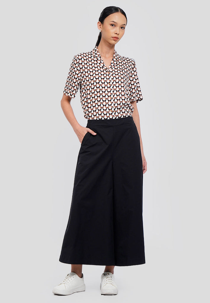 Regular Fit Wide Leg Cullotes