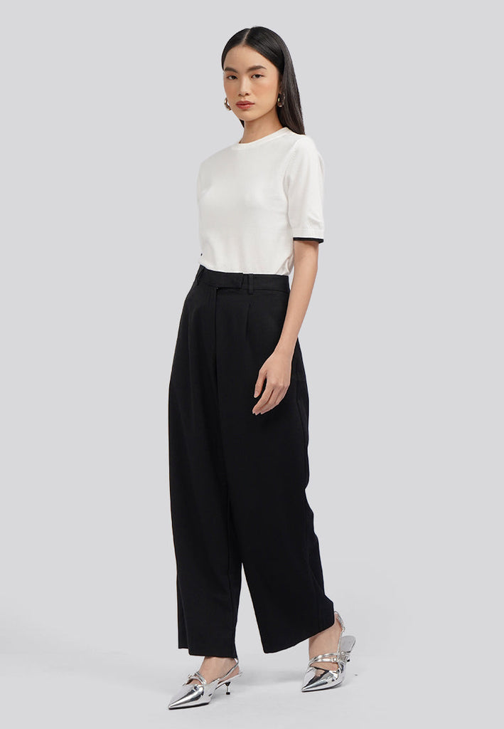 High Waist Straight Pants