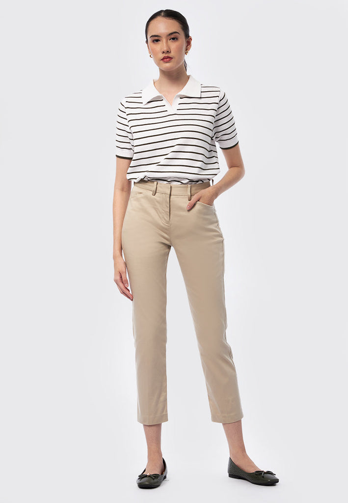 High Waist Straight Pants