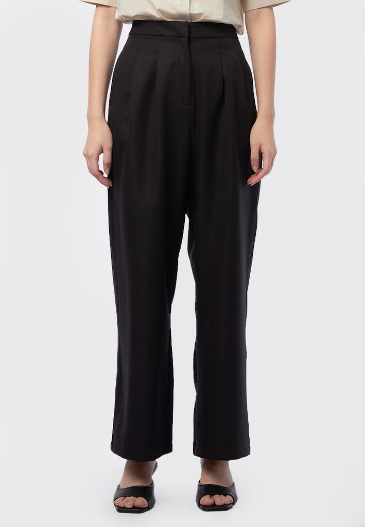 Pleated Wide Leg Pants