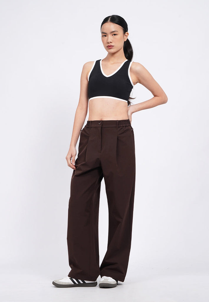 Contrast Lining Medium Impact Sports Bra