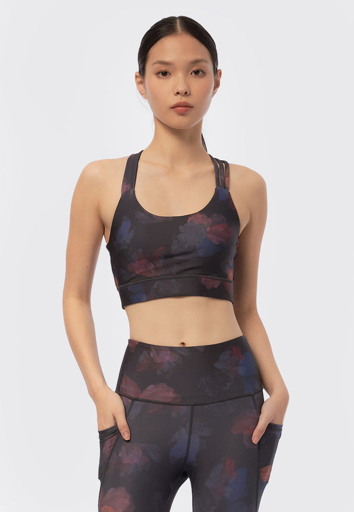 Printed Medium Impact Sports Bra