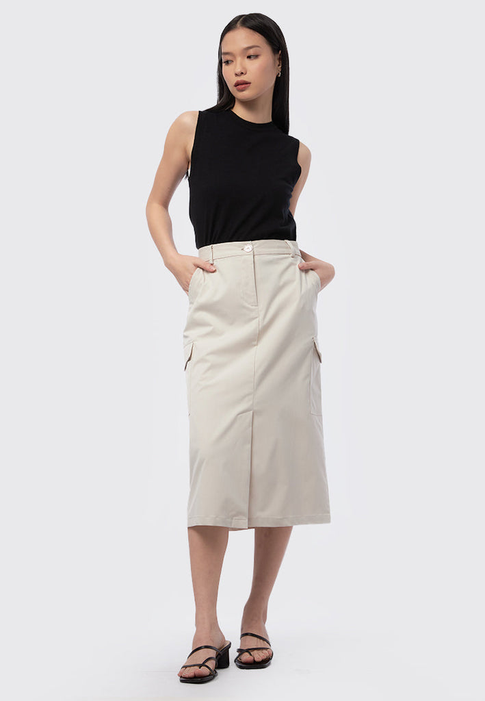 Midi Cargo Skirt