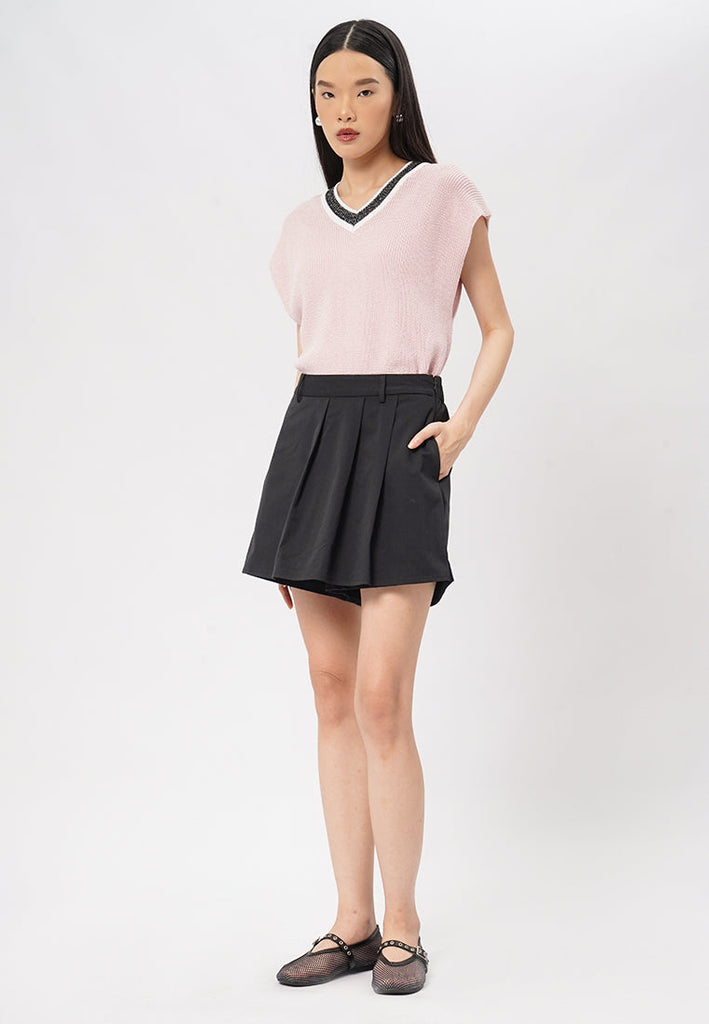 Pleated Mini Skort