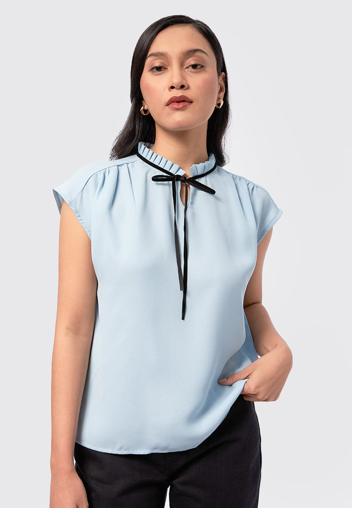 Sleeveless Top with Tie Details