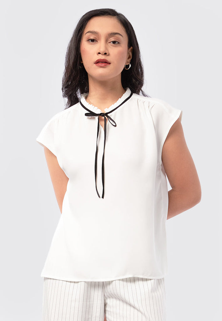 Sleeveless Top with Tie Details