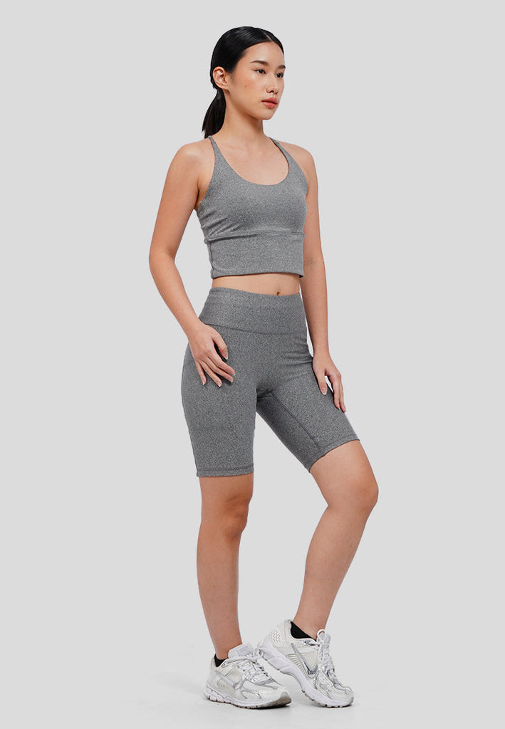 Side Pocket 9" Biker Shorts