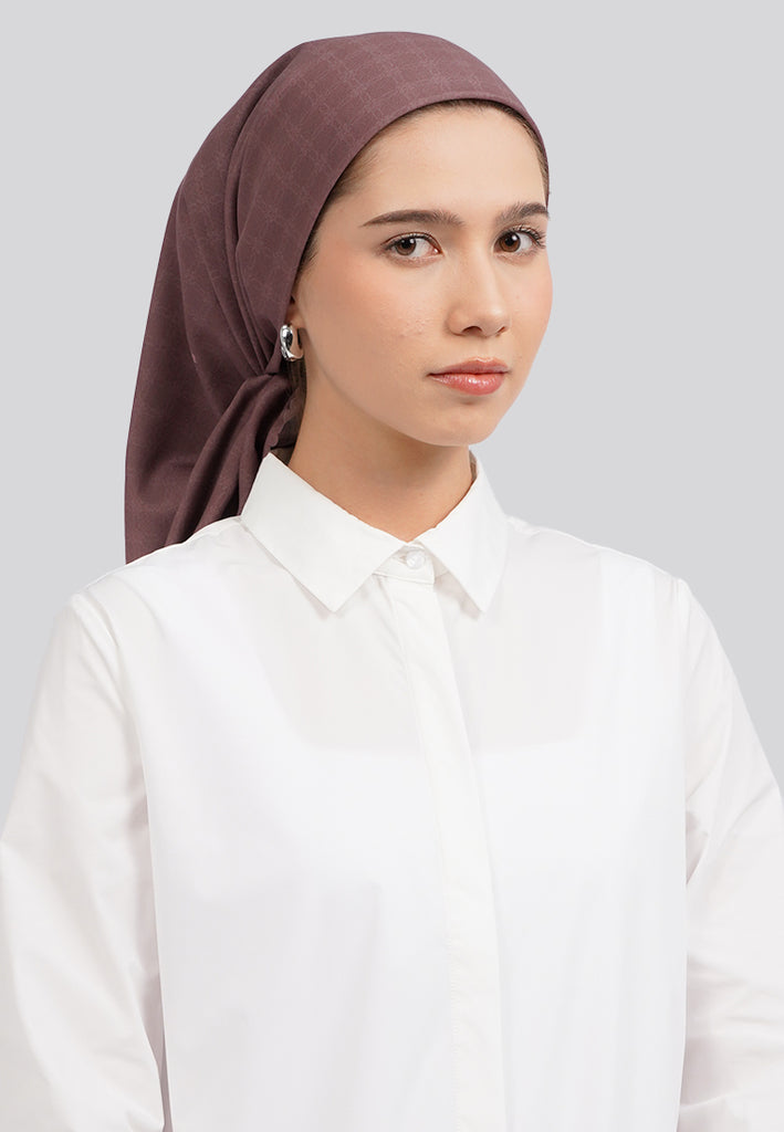 Brown Square Scarf