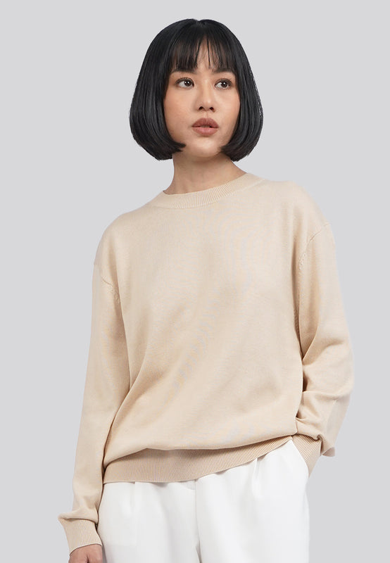 Two Tone Long Sleeve Sweater