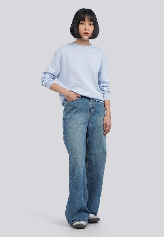 Two Tone Long Sleeve Sweater